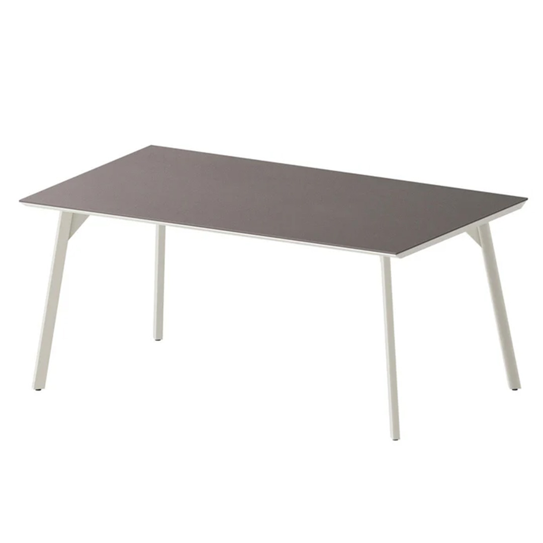 レグル ダイニングテーブル スリムライン脚 ホワイト(W135) Sチタンホワイト