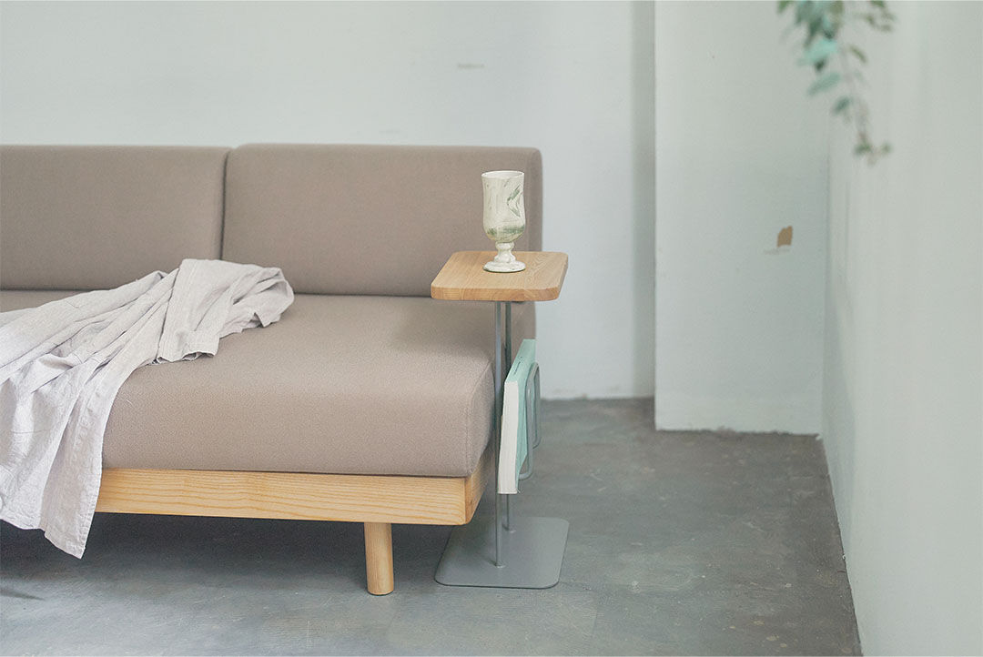 antenna side table グレー