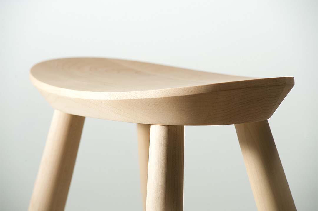 エントランススツール メープル