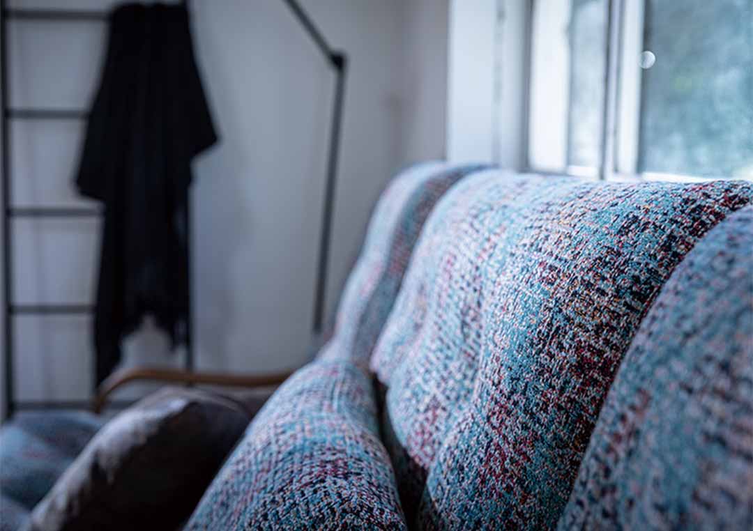 Agio 肘無1Pソファ(脚カラー:ウォールナット) CPLG