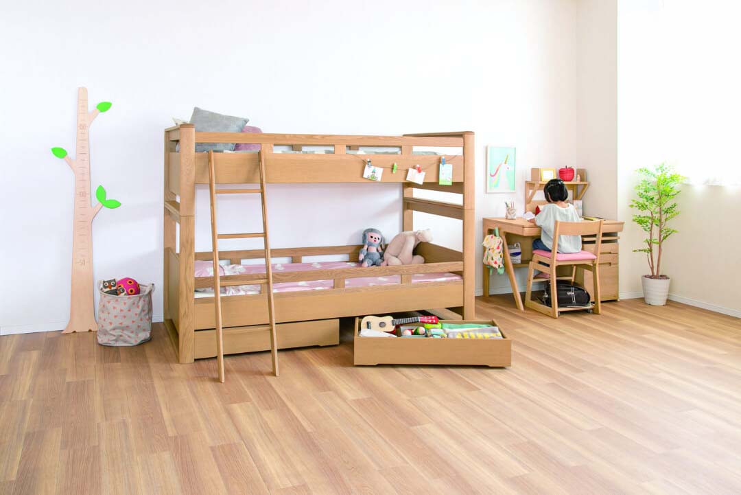 No.5000二段ベッド ナチュラルオーク