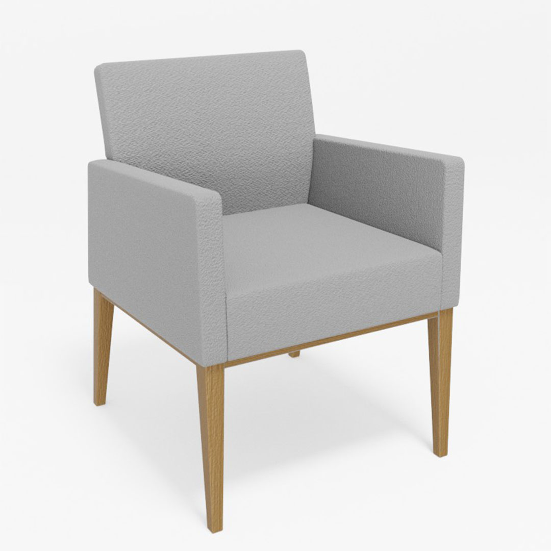 ロッタダイニングチェア肘付(脚カラー:CKOS) ディナミカ9176