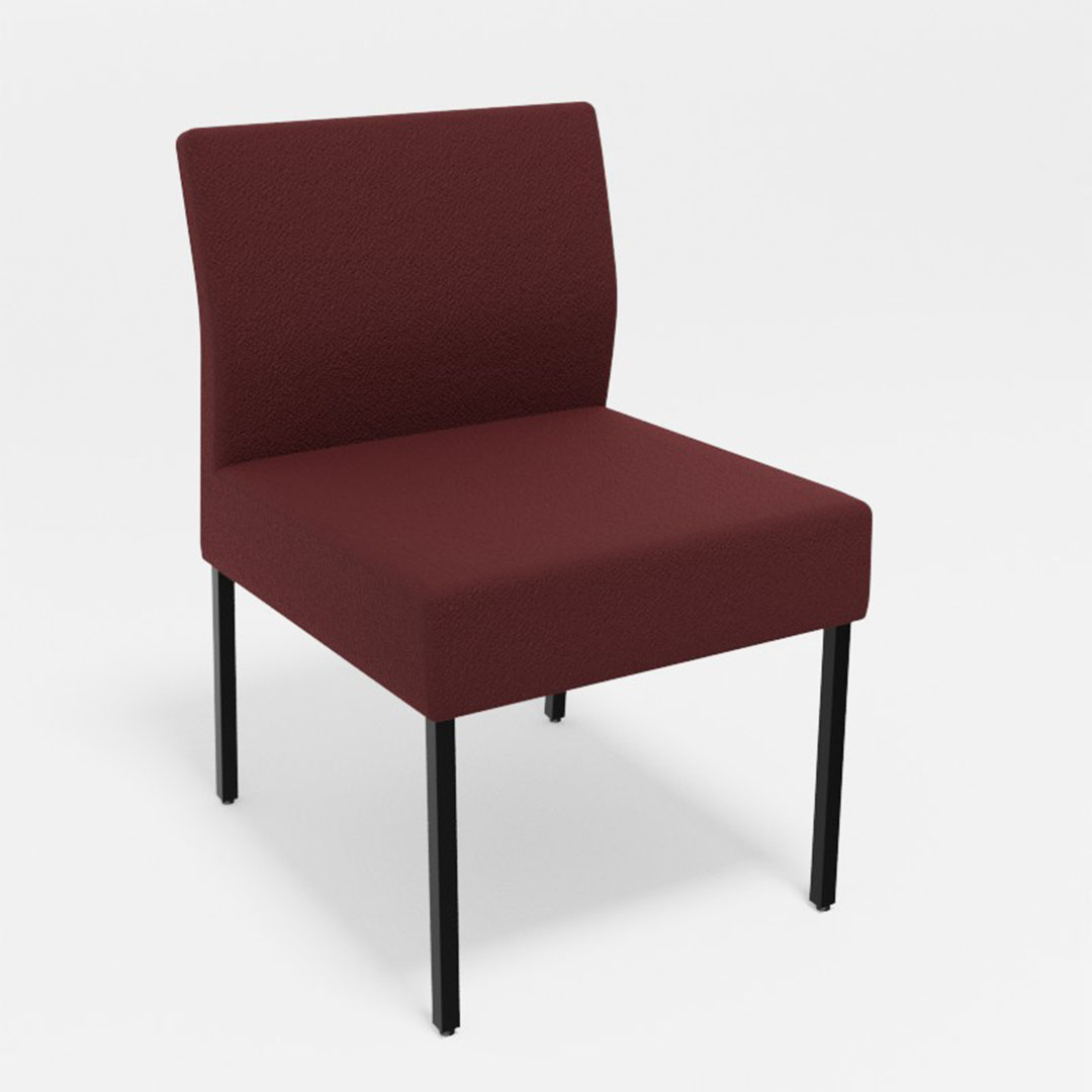 ロッタダイニングチェア肘なし（脚カラー：ブラック） ディナミカ9185