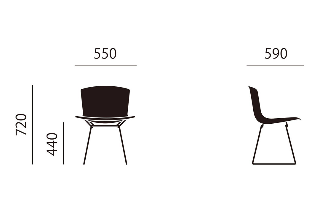 SIDE CHAIR フルカバー（脚カラー：ブラック） トーナス4_129