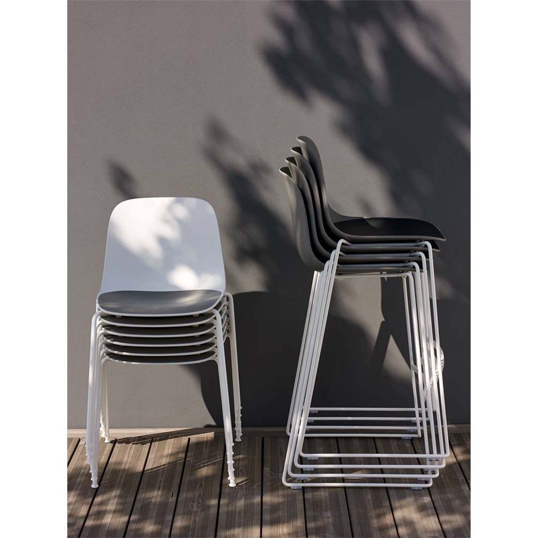 シーラ 4レッグベース（シェル：ホワイト/ベース：ホワイト） ブランチドオーク