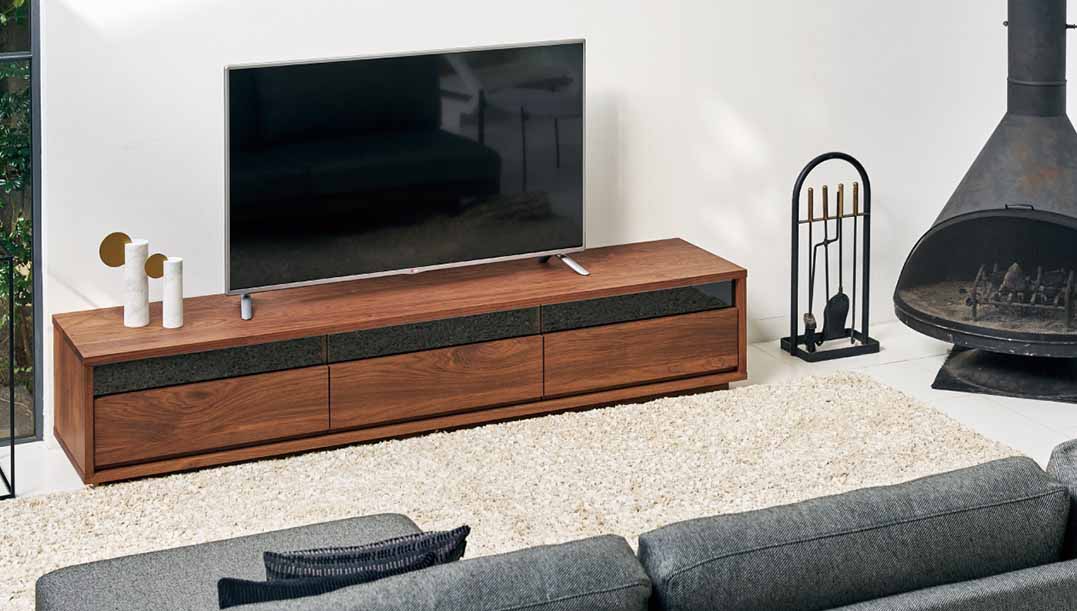 バス AVボード  W180 ウォールナット