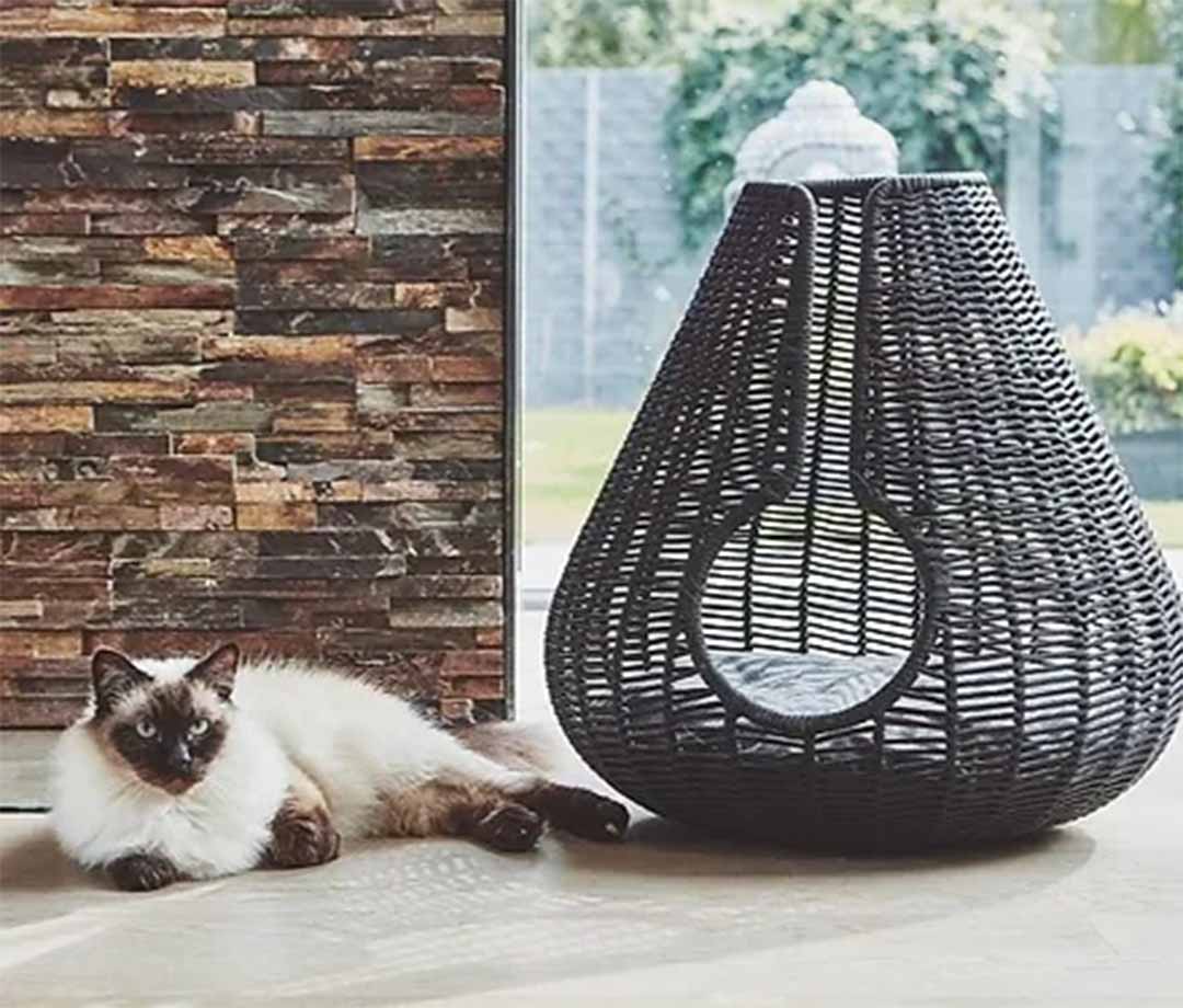 Perla Cat Cave (Basket) Natural
