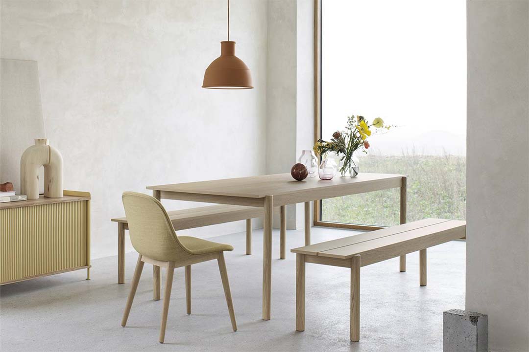 FIBER SIDE CHAIR / WOOD BASE ナチュラルホワイト