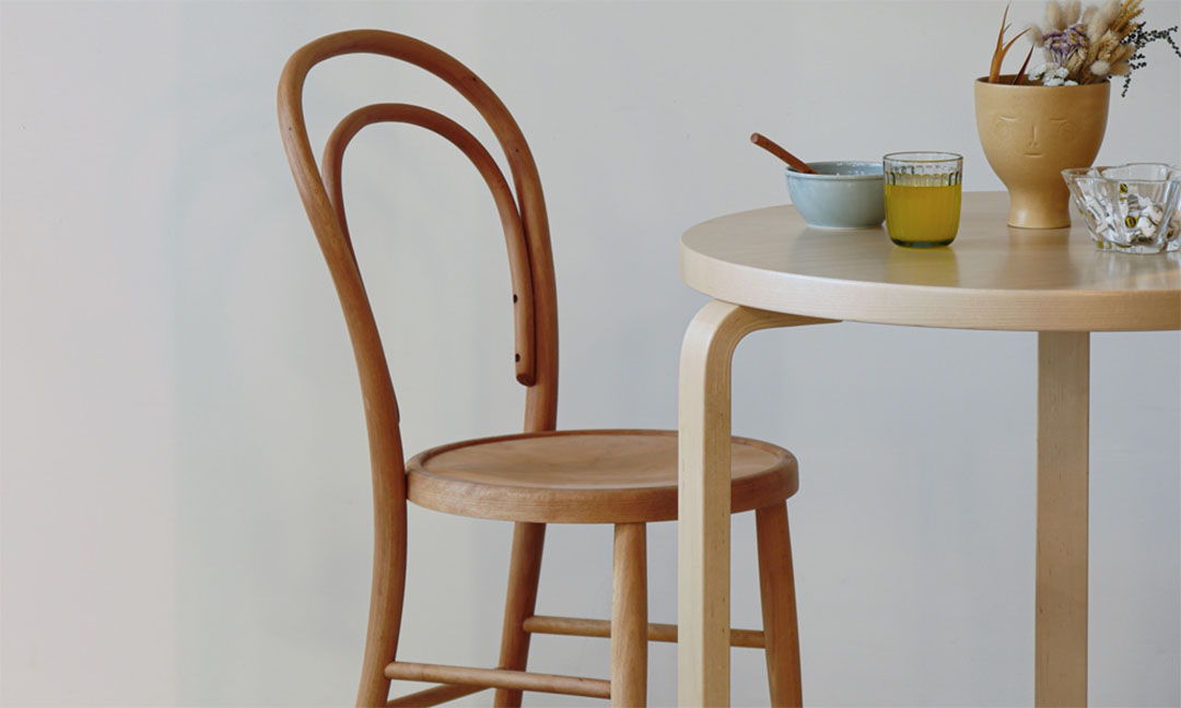 カフェチェア BENT / オイル仕上げ オイル仕上げ