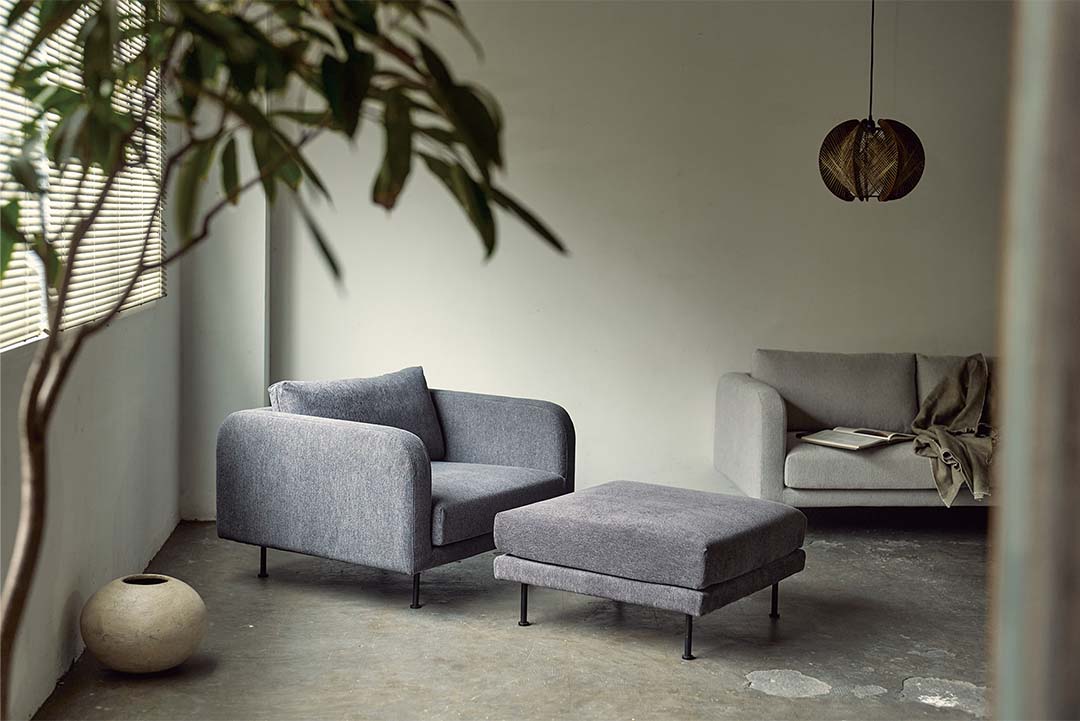 mons sofa 1seater ブラック