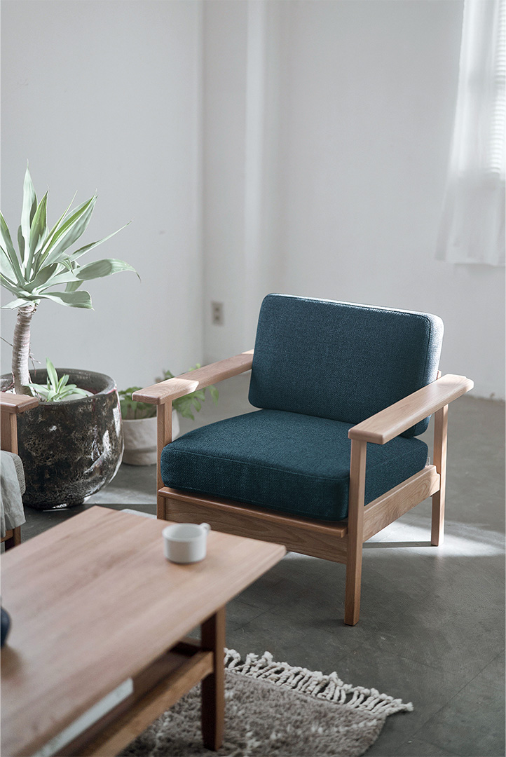 part sofa 1seater ブラック