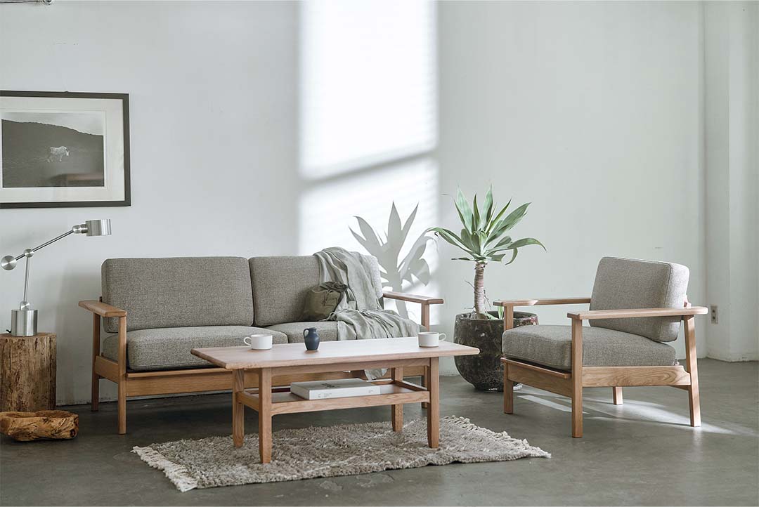 part sofa 2seater ブラック