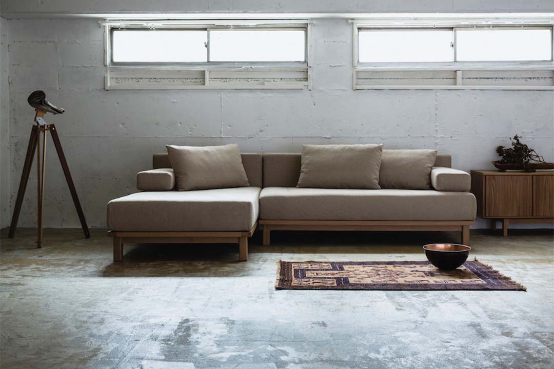 rect.unit sofa wide ベージュ