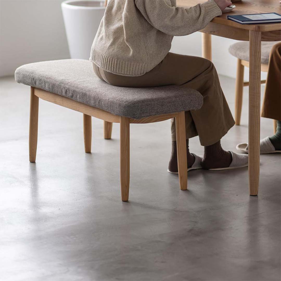 saucer dining bench グリーン