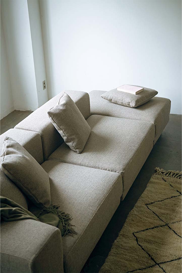 snug.unit sofa ottoman ブルー