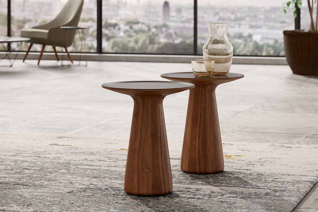 FOSTER 620 テーブル（脚カラー：ナットウッド） マットブラック