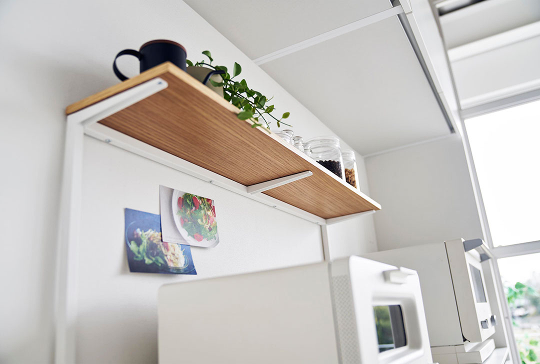 キッチンカウンター上棚 タワー ホワイト