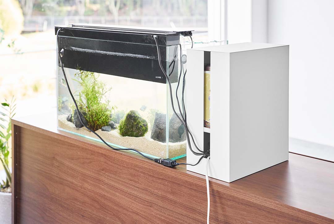 水槽横収納ボックス タワー ホワイト