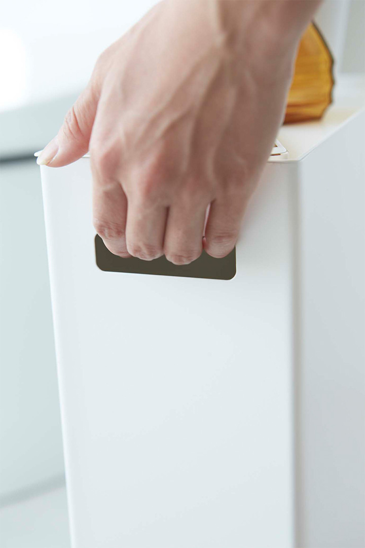 トイレットペーパーストッカー プレート ホワイト