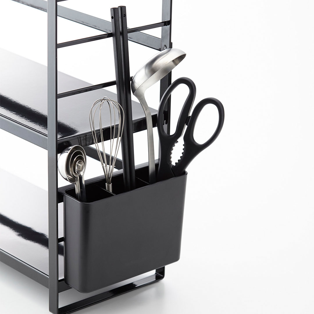 シンク上キッチン収納ラック タワー ホワイト