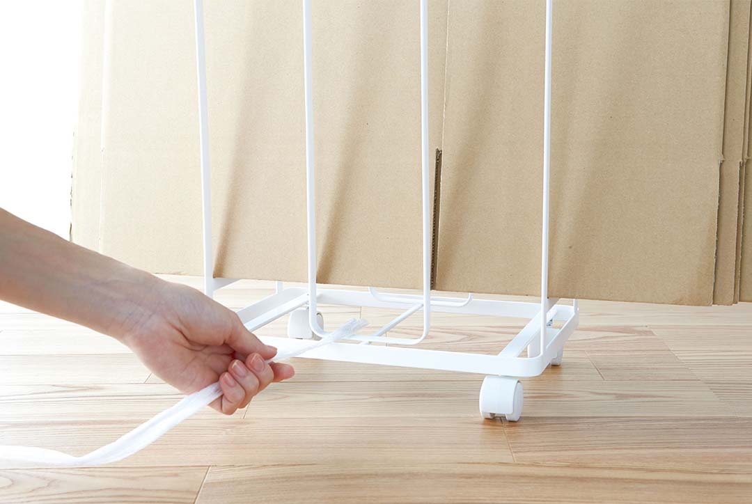 ダンボールストッカー タワー ホワイト