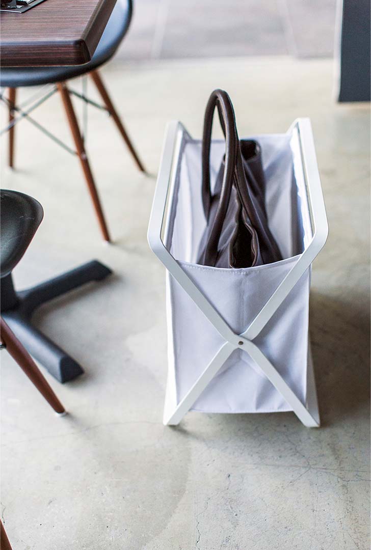 手荷物収納ボックス タワー ホワイト