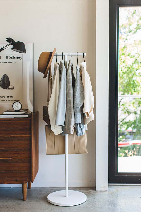 ポールハンガー スマート ホワイト