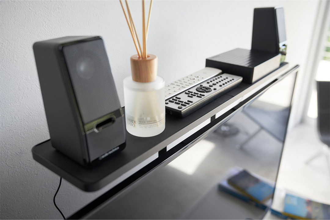 薄型テレビ上ラック スマート ブラック