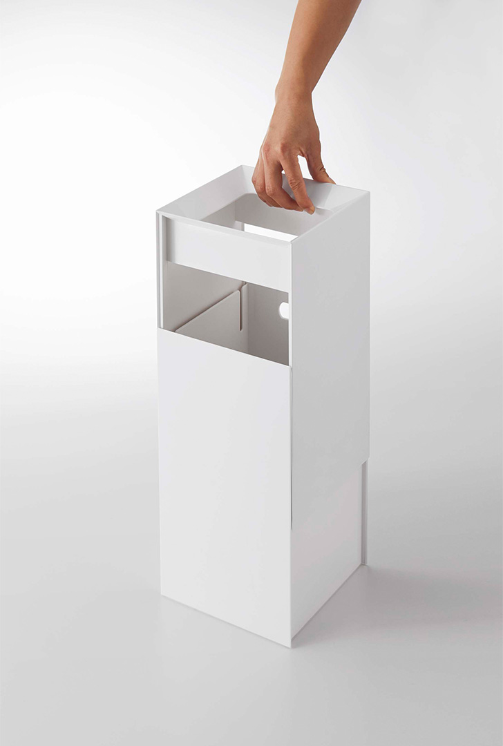 トラッシュカン タワー ホワイト