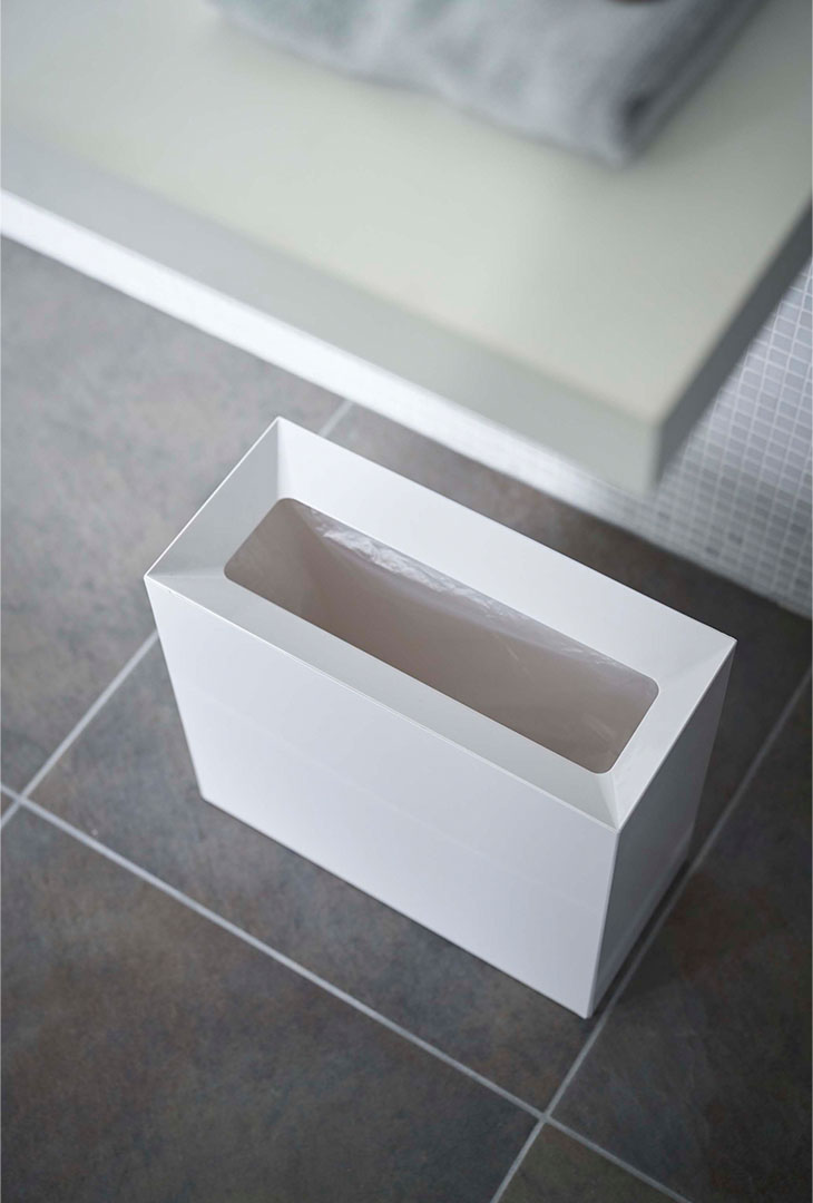 トラッシュカン タワー ワイド ホワイト