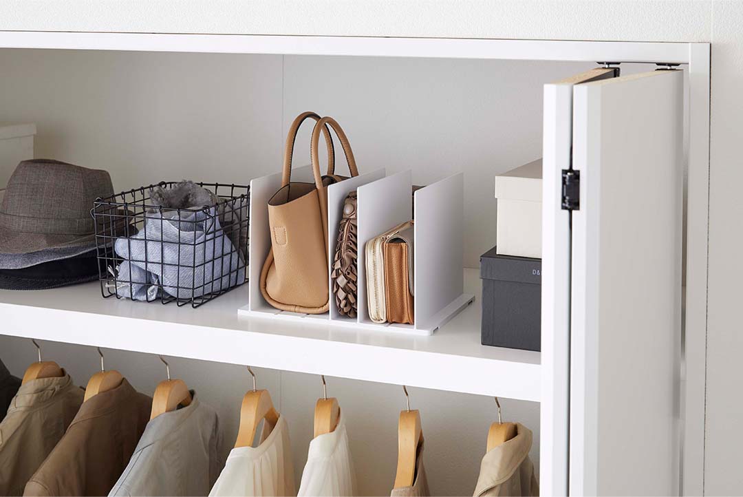 バッグ収納スタンド スマート 2個組 ホワイト