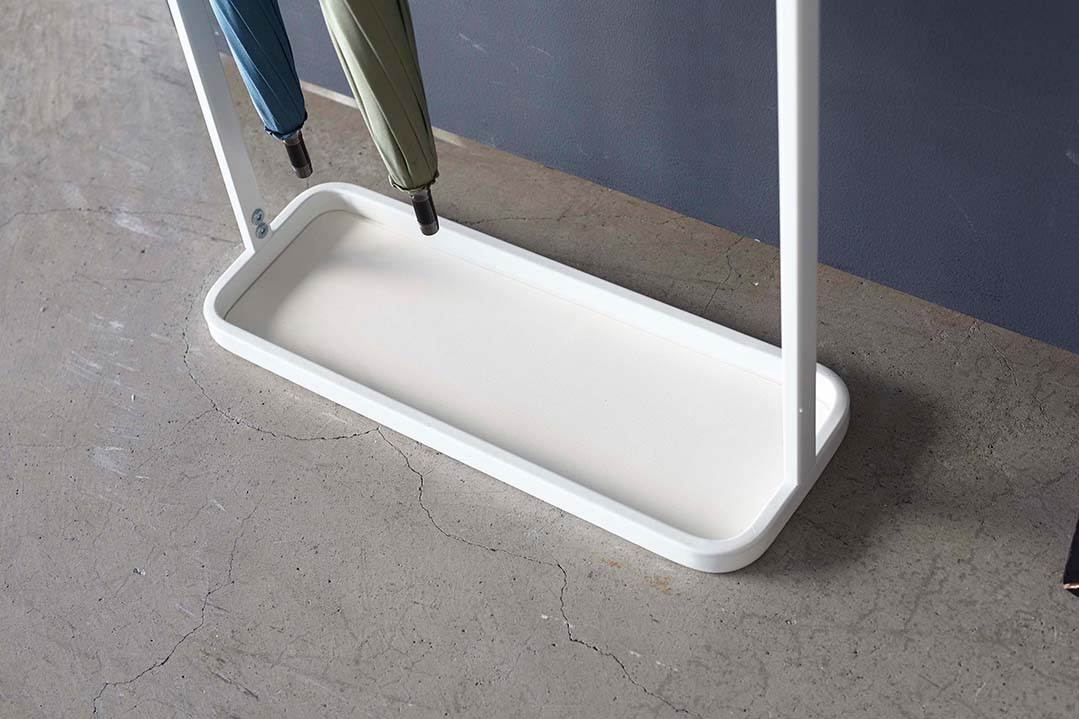 天板付き引っ掛け傘立て タワー ブラック