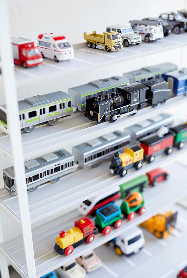 ミニカー＆レールトイラック タワー ホワイト