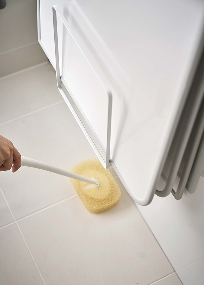 乾きやすいマグネット風呂蓋スタンド タワー ホワイト