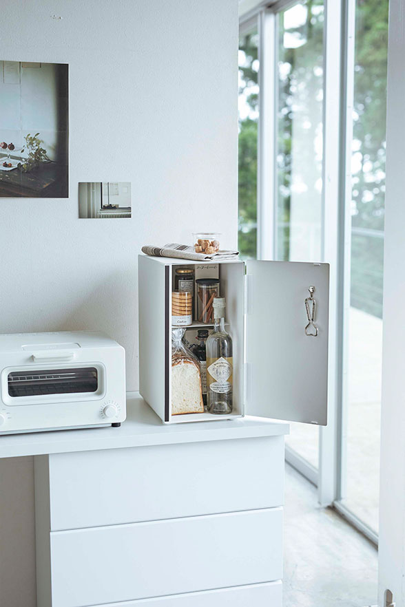 ブレッドケース タワー スリム ホワイト