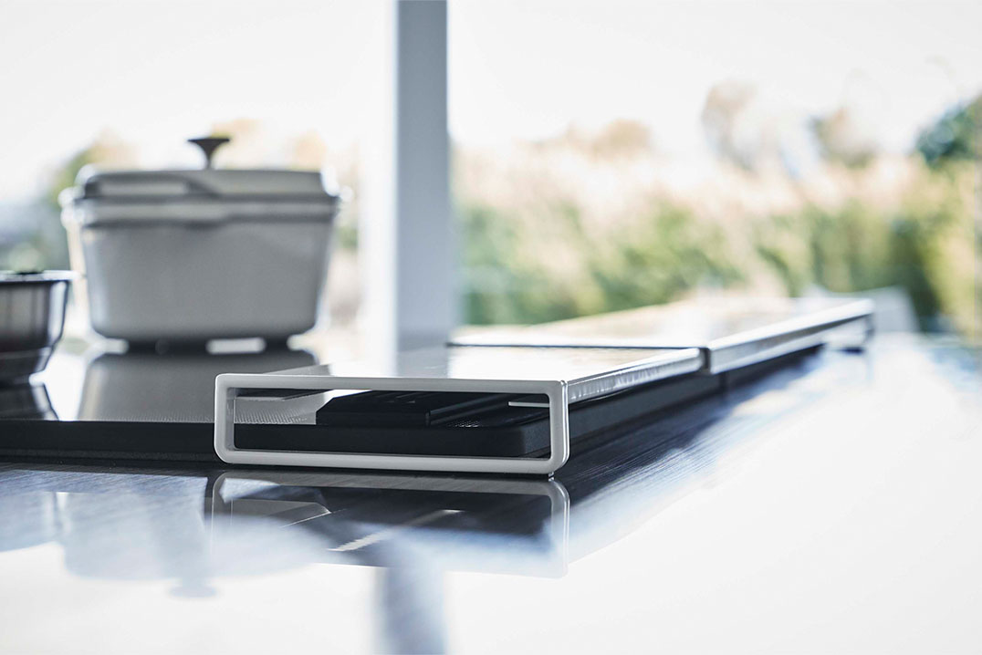 伸縮排気口カバー タワー フラットタイプ ホワイト