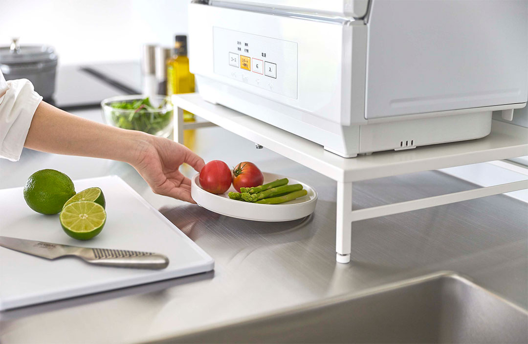 シンクに渡せる 食洗機ラック プレート ホワイト