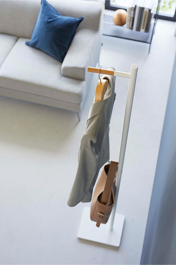 エントランスコートハンガー タワー ホワイト