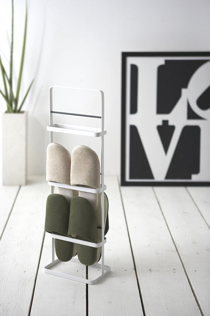 スリッパラック タワー ホワイト
