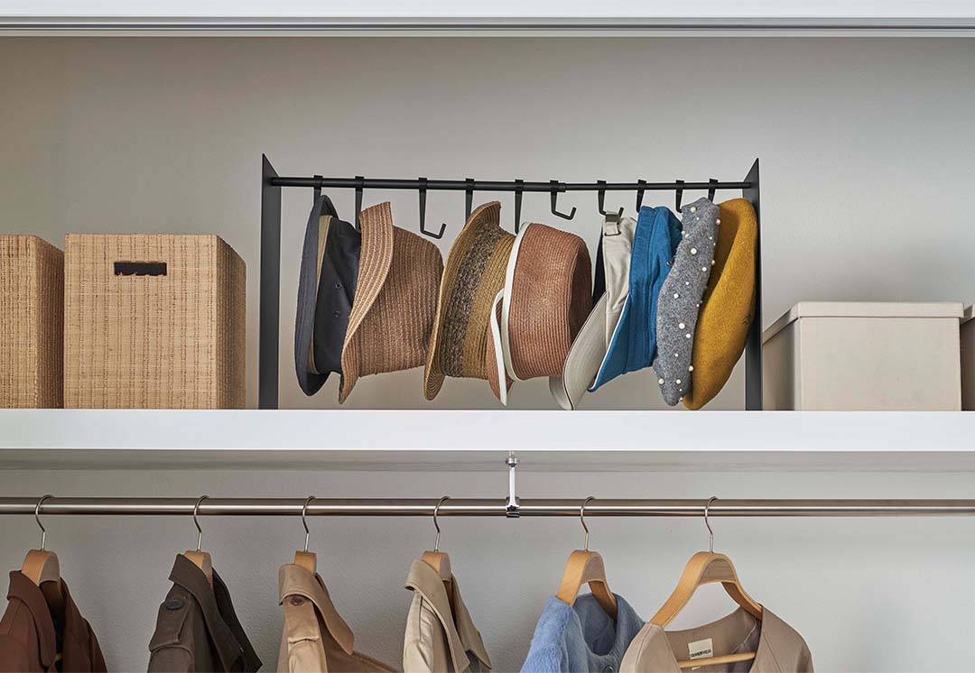 帽子収納スタンド タワー ホワイト