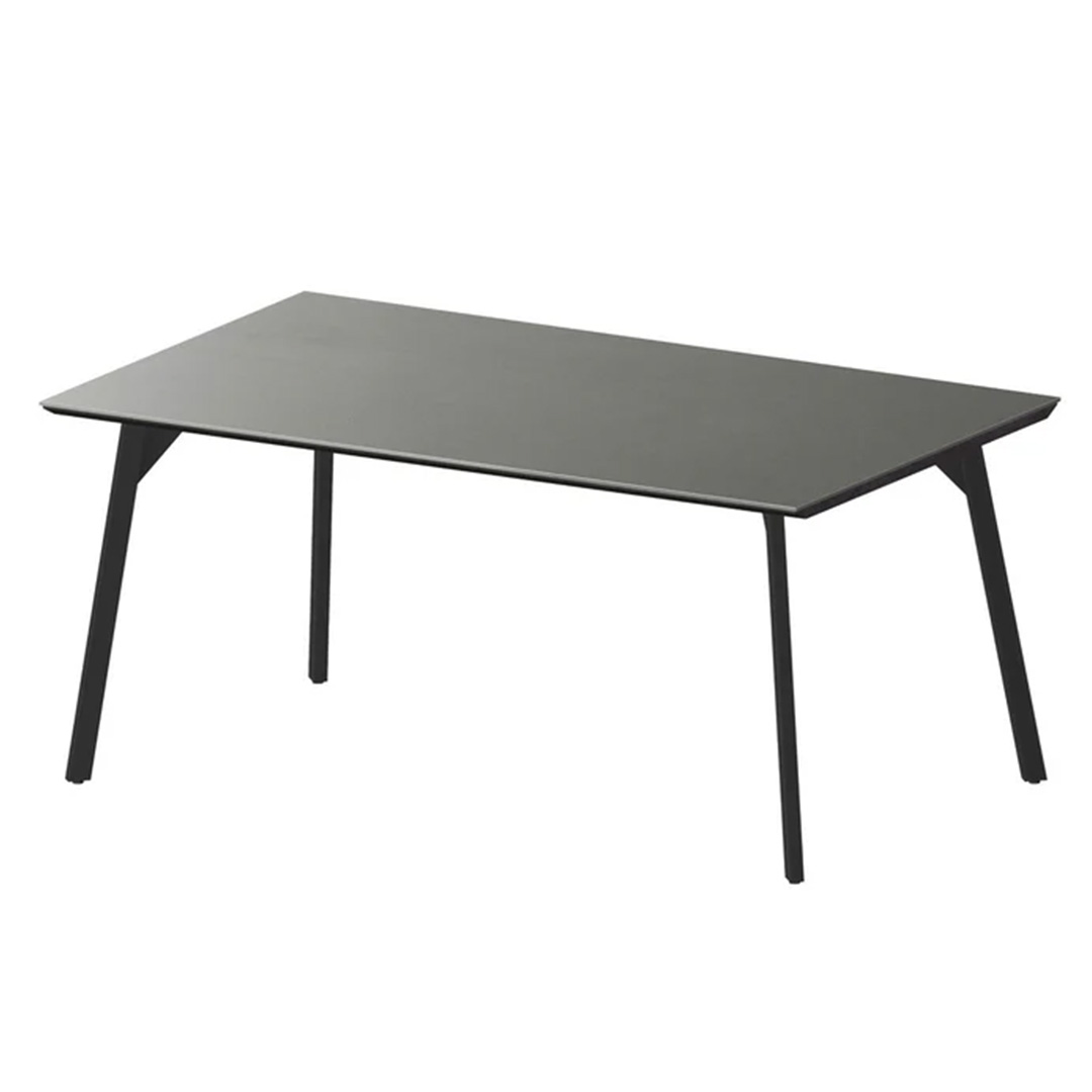レグル ダイニングテーブル スリムライン脚 ブラック(W135) Lカルカッタ