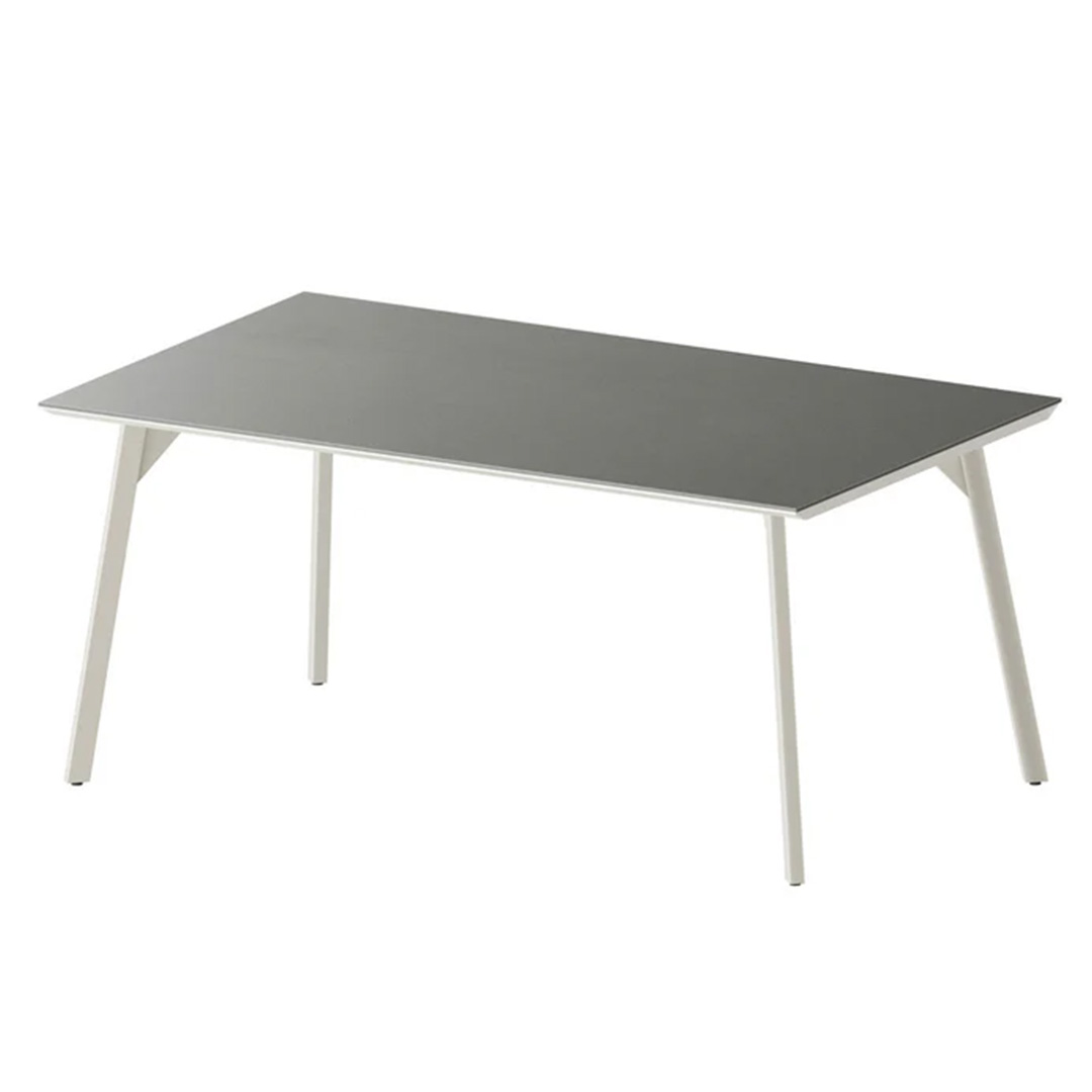 レグル ダイニングテーブル スリムライン脚 ホワイト(W135) Sチタンホワイト