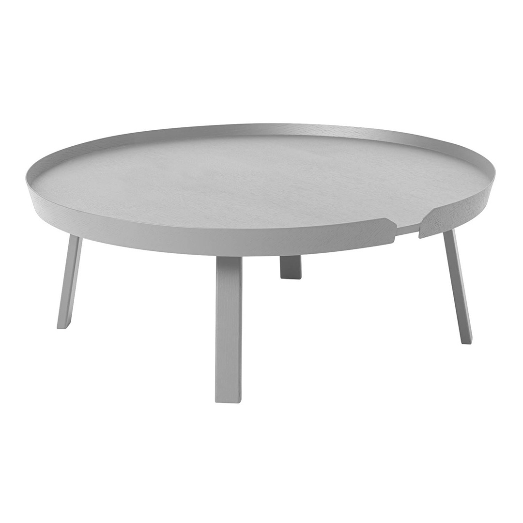 AROUND COFFEE TABLE / EXTRA LARGE Φ95 stダークブラウン