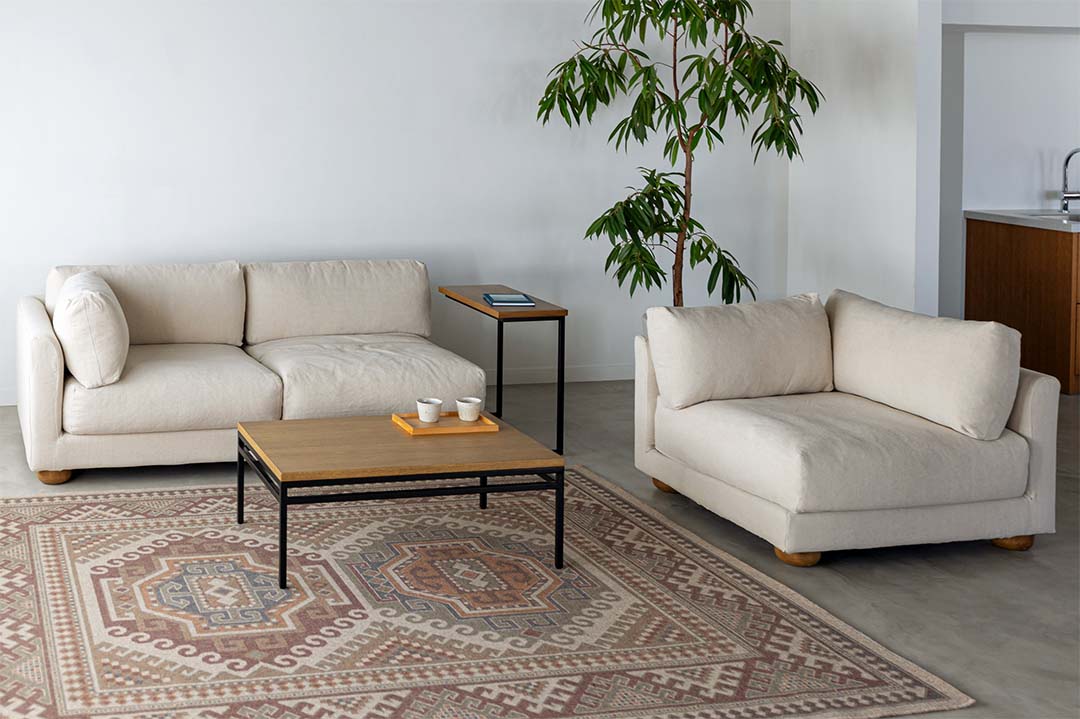 Fluu.unit sofa right arm アイボリー