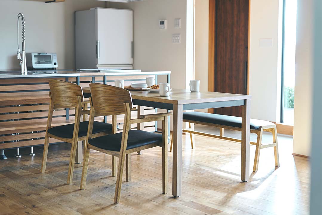 Stam dining table Lsize OAK色[NA]