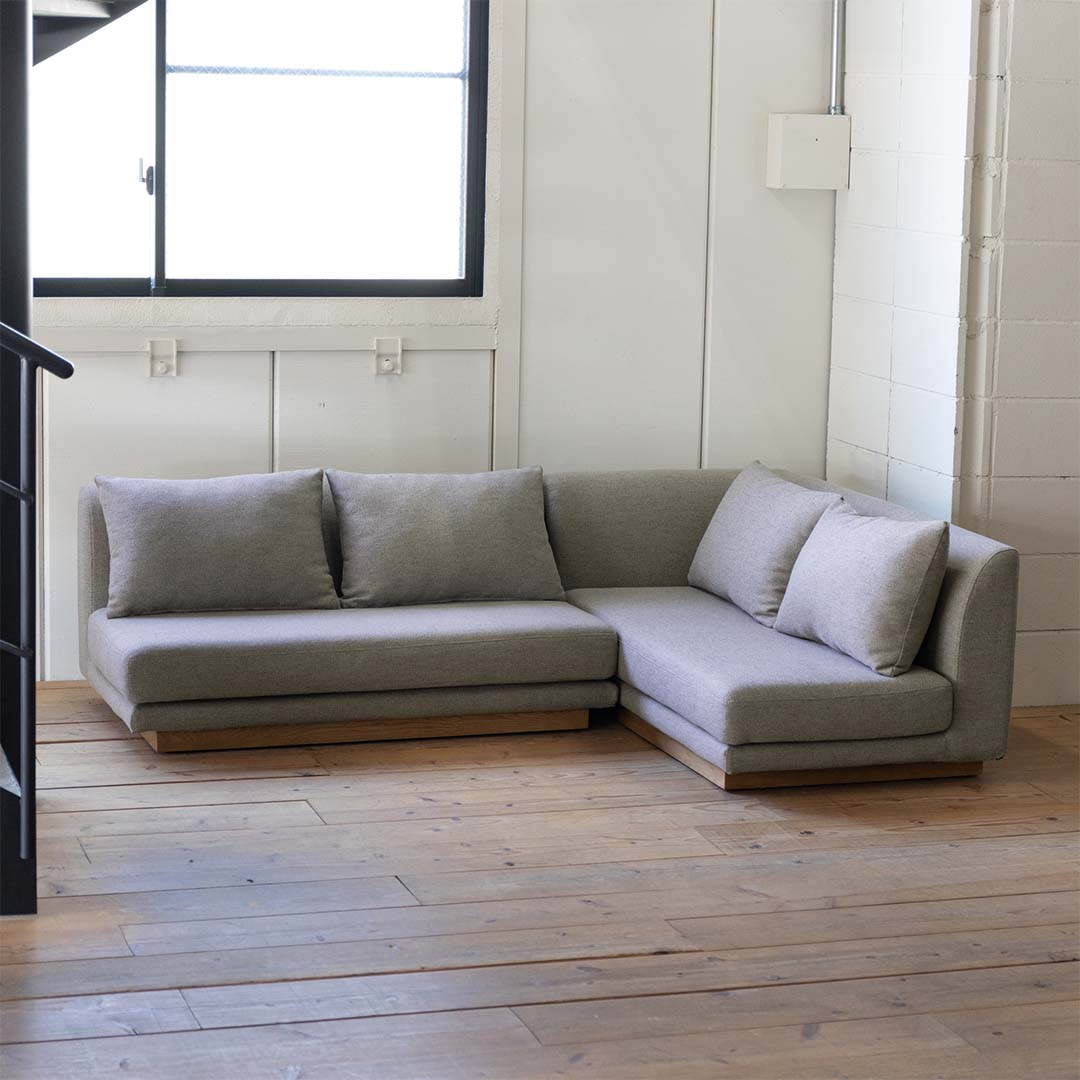 Tron living dining sofa 2seater グレー