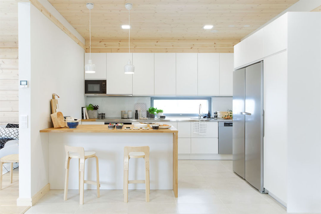 K65 ハイチェア ブラックリノリウム