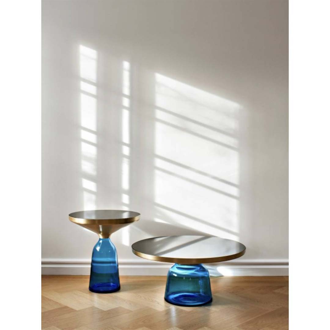 BELL COFFEE TABLE(脚カラー:エメラルドグリーン) 真鍮