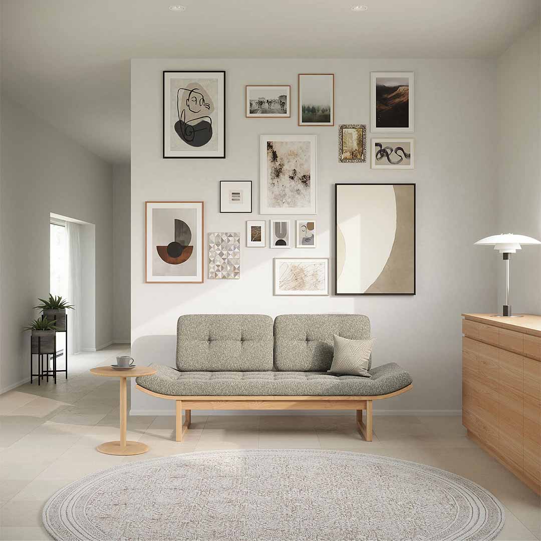 KAMUY LUX リビング サイドテーブル Φ45