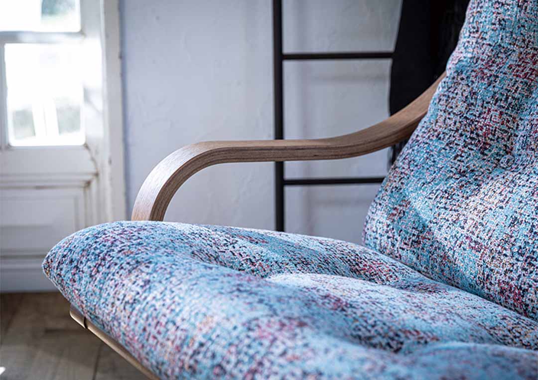 Agio 肘無1Pソファ(脚カラー:ウォールナット) CPLG